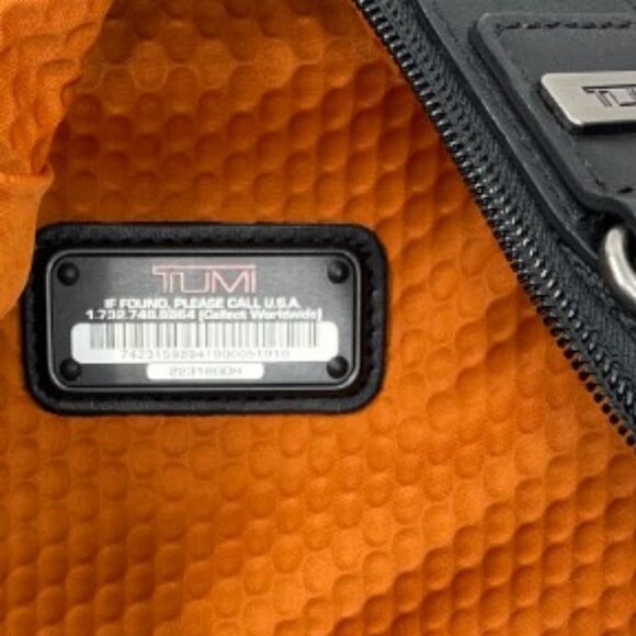 TUMI Alpha Bravo Monterey Sling Crossbody Orange Urban Commuter Light Travel Bag - Picture 9 of 12